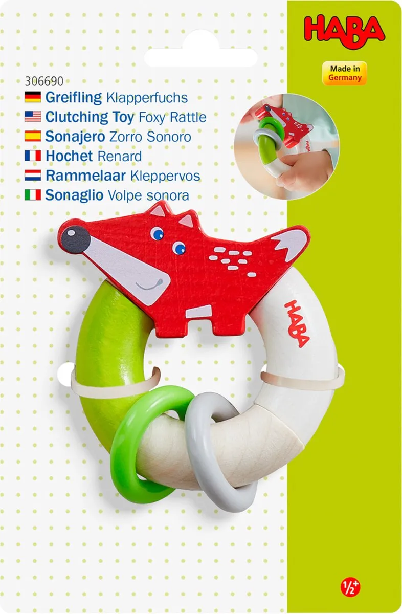 Haba Grijpding Kleppervos - Multicolor - afbeelding 3 van 4