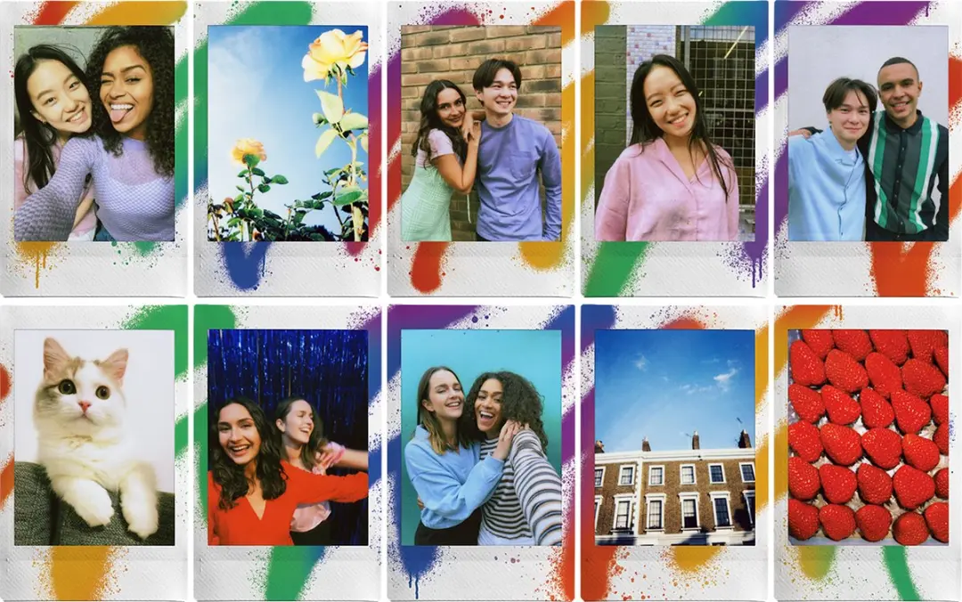 Fujifilm Instax Mini Spray Art Film - 10 Stuks