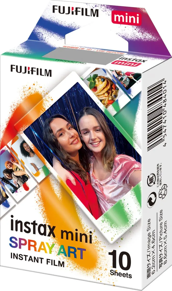 Fujifilm Instax Mini Spray Art Film - 10 Stuks
