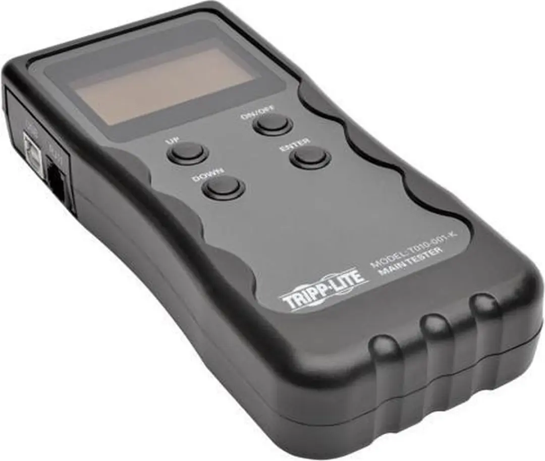 Tripp Lite T010-001-K Netwerkkabeltester - Zwart