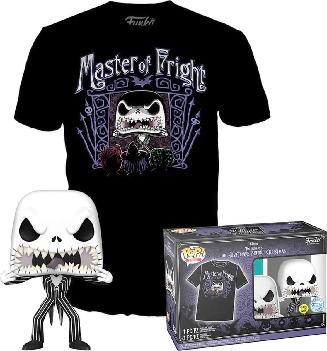 Funko Disney POP! Jack Skellington & T-shirt Set