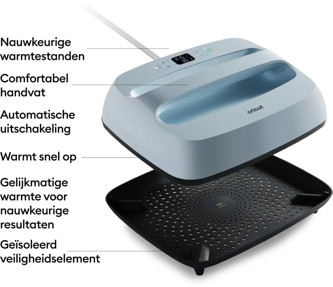 Cricut EasyPress 3 25x30cm - Blauw