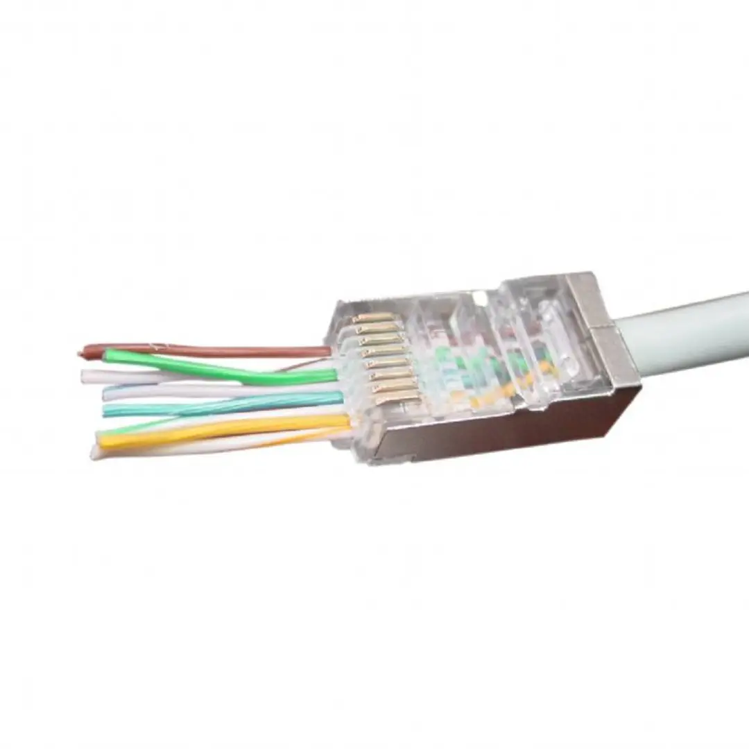 Logilink CAT5e RJ45 Connector - 10 Stuks - Zilver - afbeelding 5 van 6
