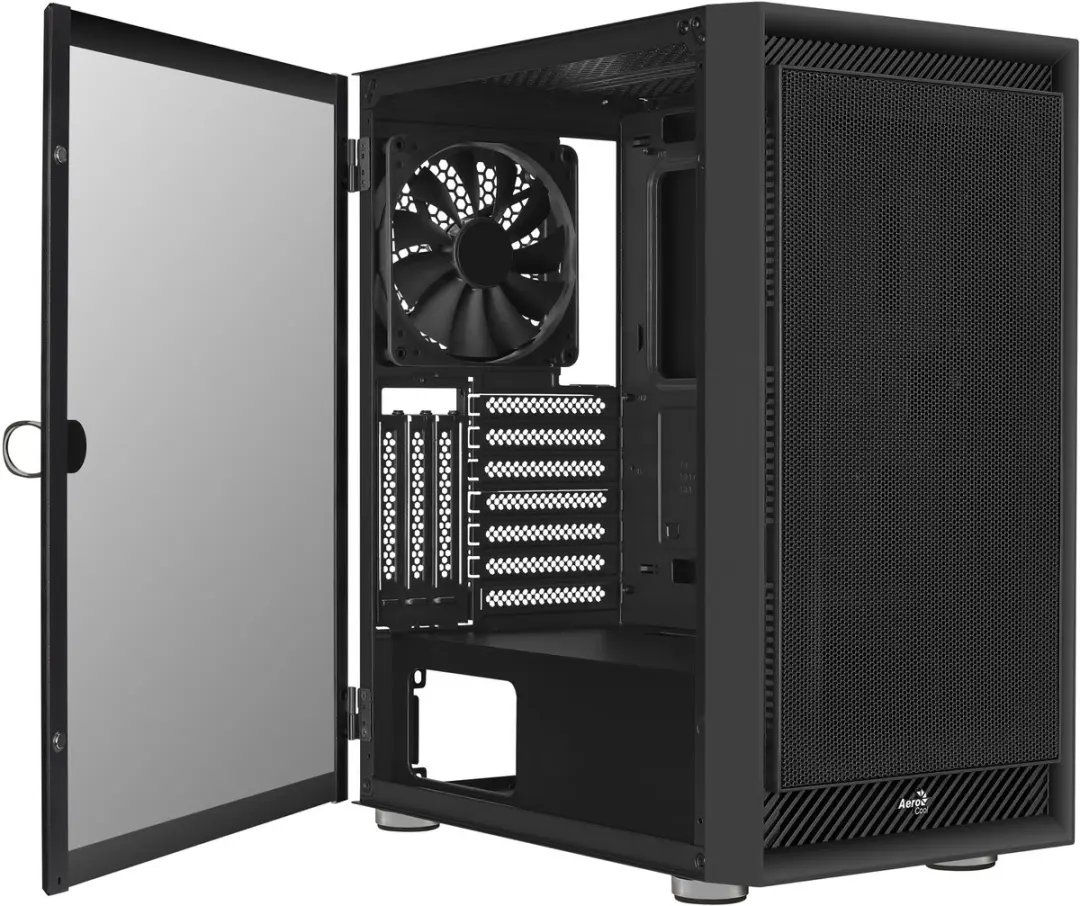 Aerocool Graphite V1 Midi Tower - Zwart