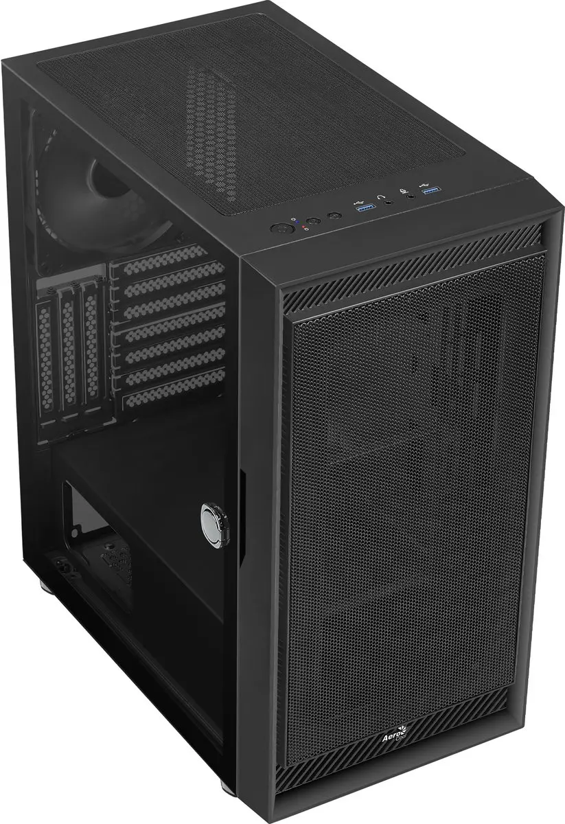 Aerocool Graphite V1 Midi Tower - Zwart