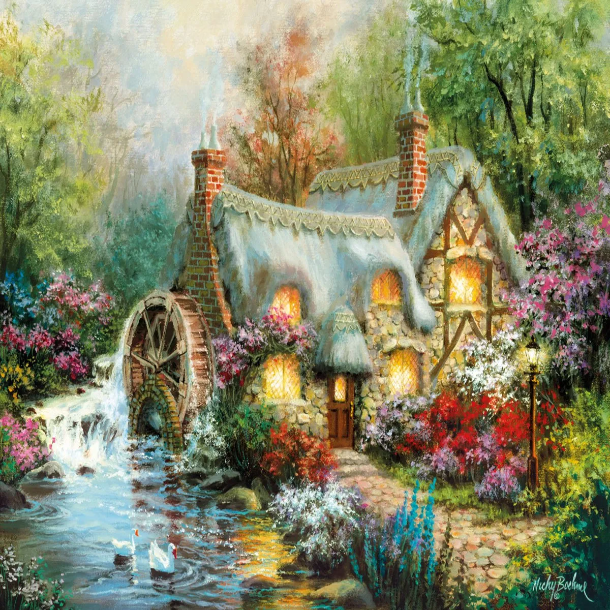 Clementoni Country Retreat Puzzel 1500 Stukjes - Multi Kleur