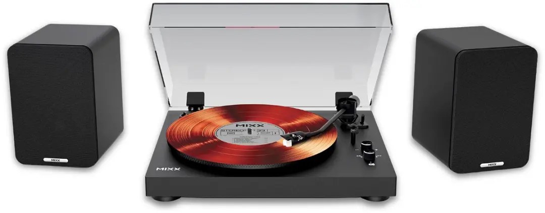 Mixx Analog System 5 MAS-05-BK-488 Platenspeler met Bluetooth Speakers