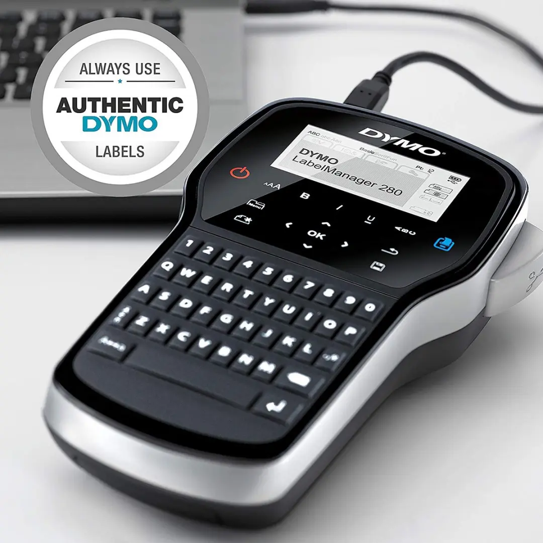 DYMO LabelManager 280 Labelprinter - QWERTY - S0968920 - Zwart/Zilver