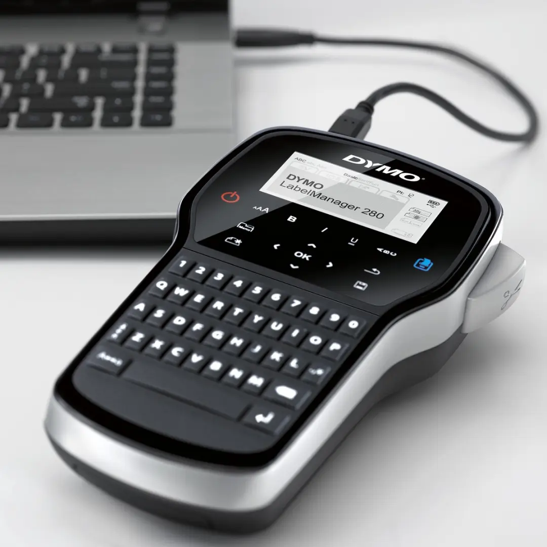 DYMO LabelManager 280 Labelprinter - QWERTY - S0968920 - Zwart/Zilver