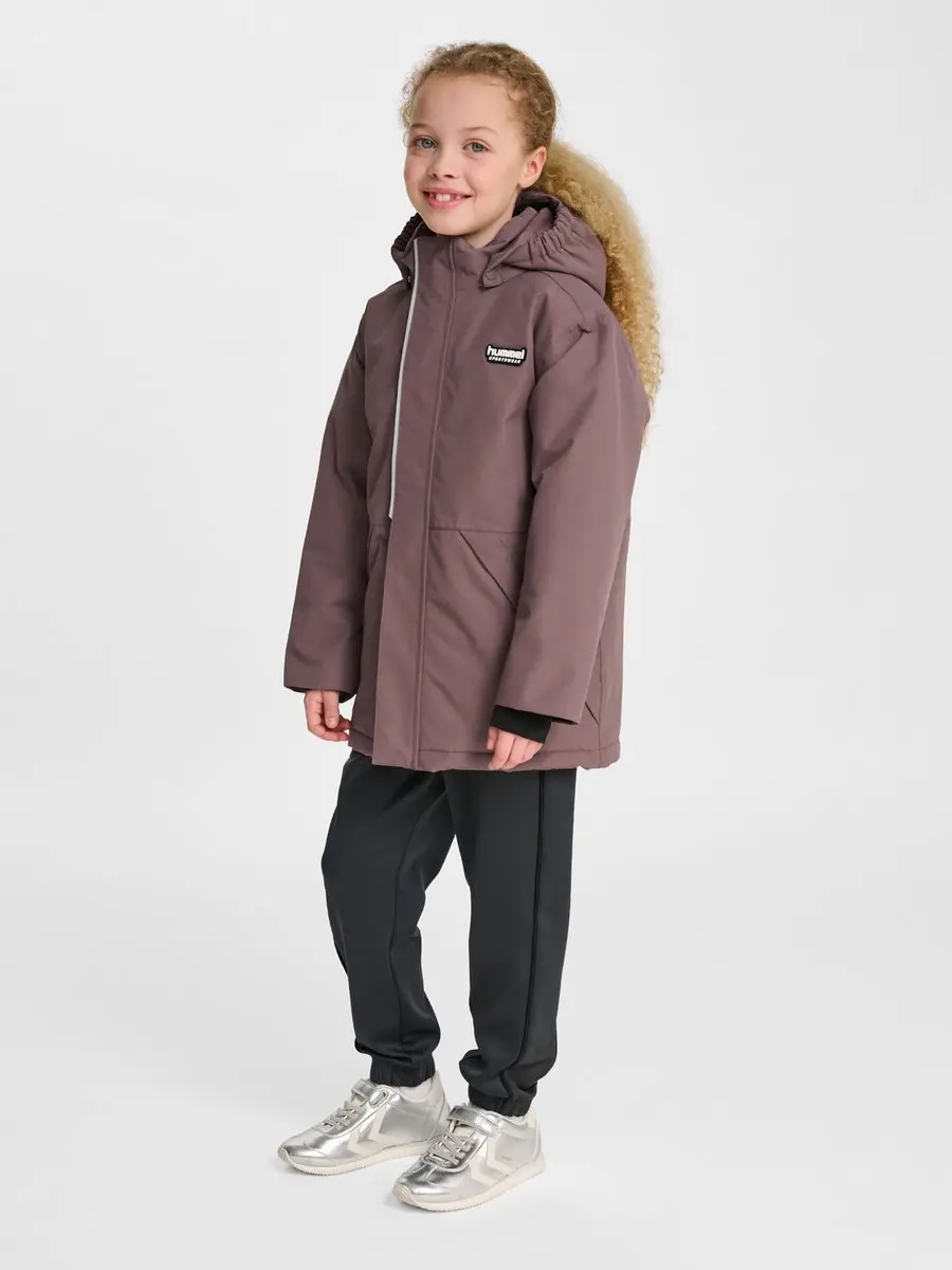 Hummel HMLJR Snow Jacket WP 10K 164 - Peppercorn