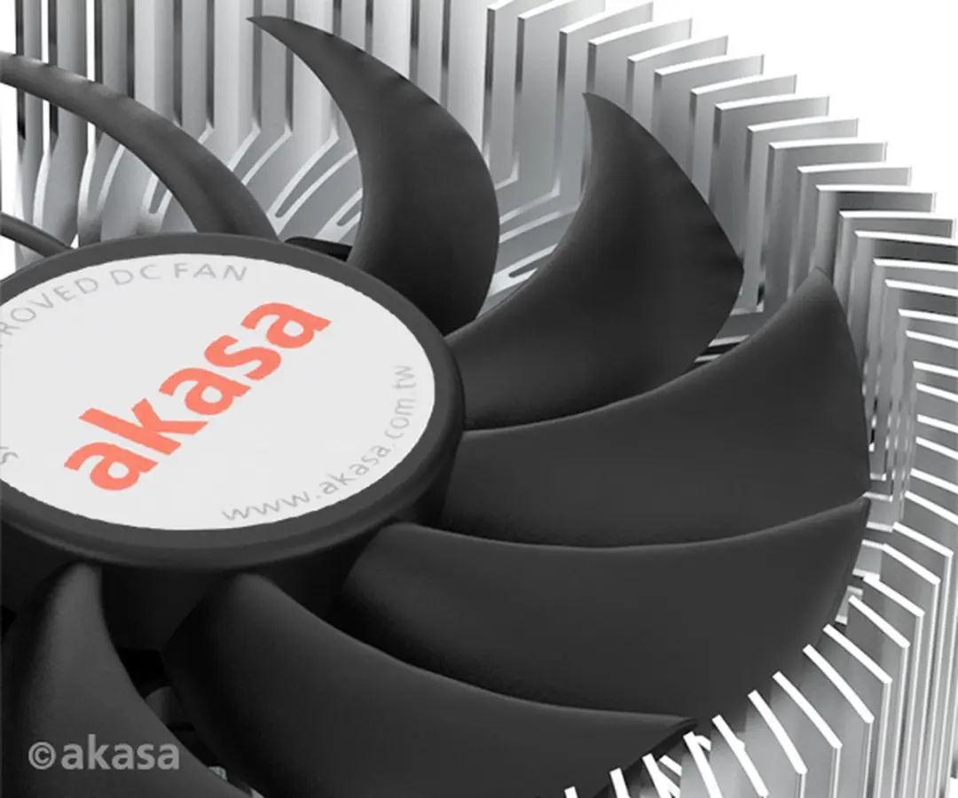 Akasa AK-CC6601EP01 CPU-koeler LGA1700 - 75mm - Zwart