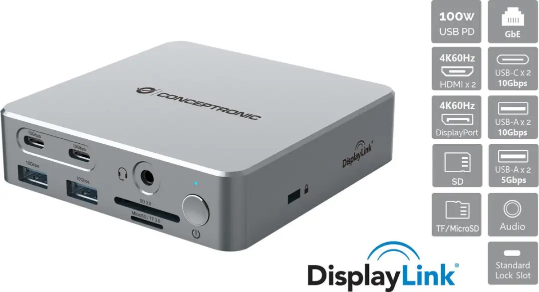 Conceptronic DONN25G Laptopdock