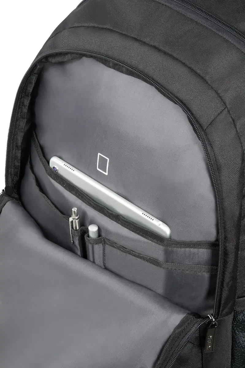 American Tourister AT Work Laptoprugzak 17.3" - 37L - Black/Orange