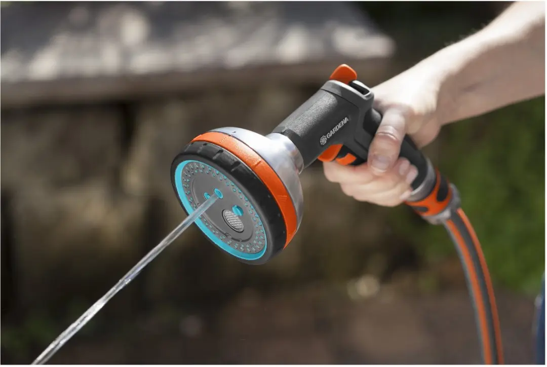 Gardena Comfort Broes - 5 Straalsoorten - Grijs