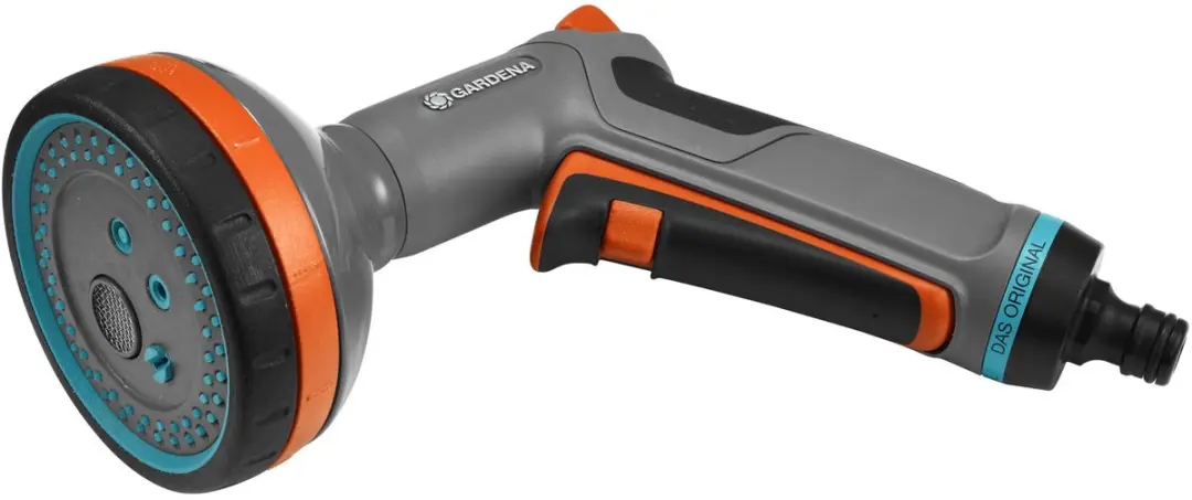 Gardena Comfort Broes - 5 Straalsoorten - Grijs