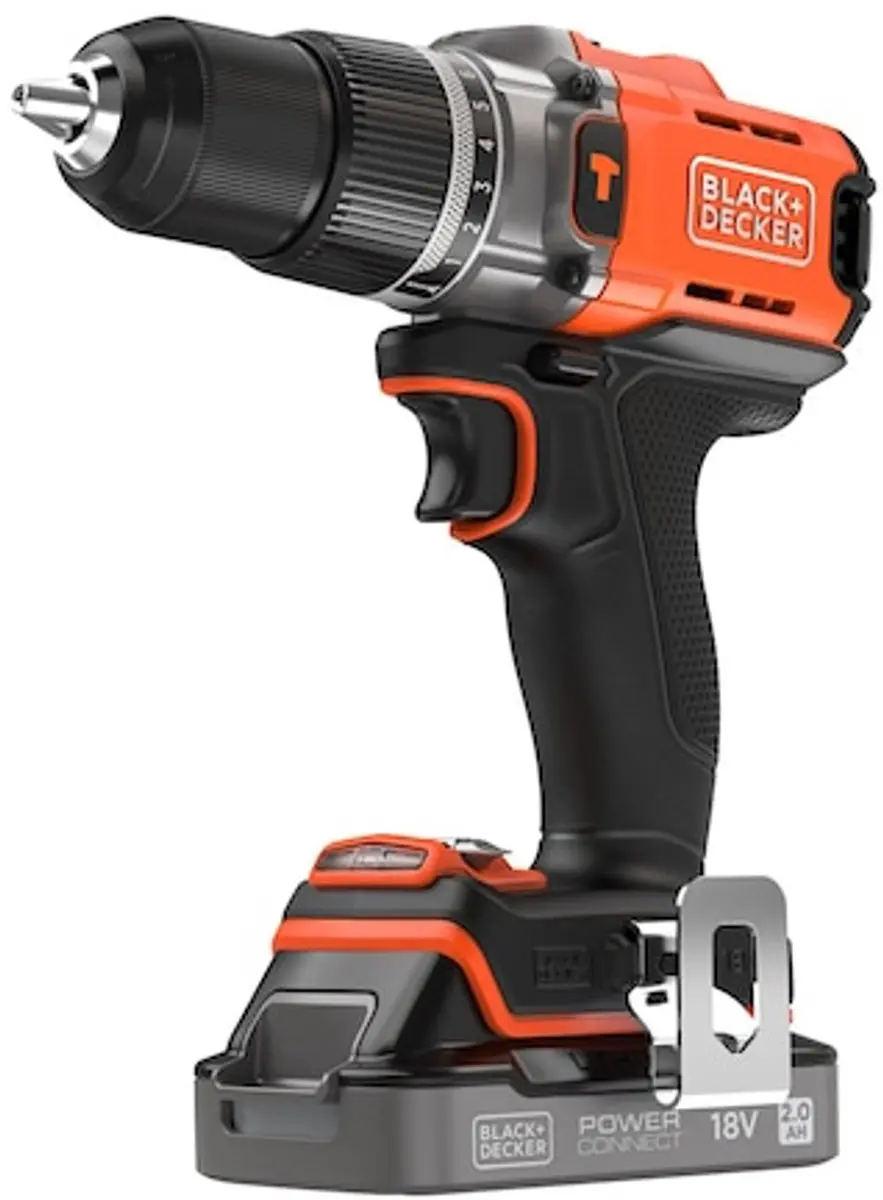 BLACK+DECKER BCD383D1XC-QW Accu-klopboormachine 18V