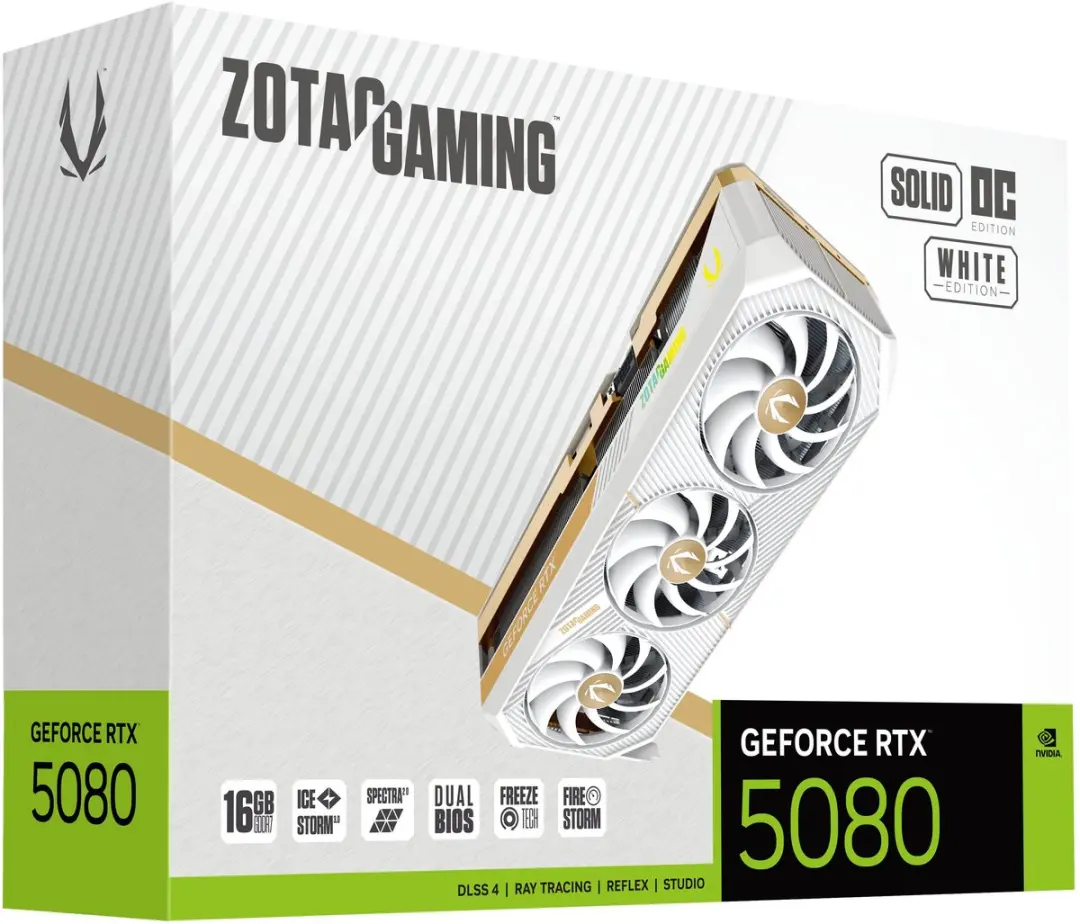 Zotac GAMING GeForce RTX 5080 SOLID OC 16GB
