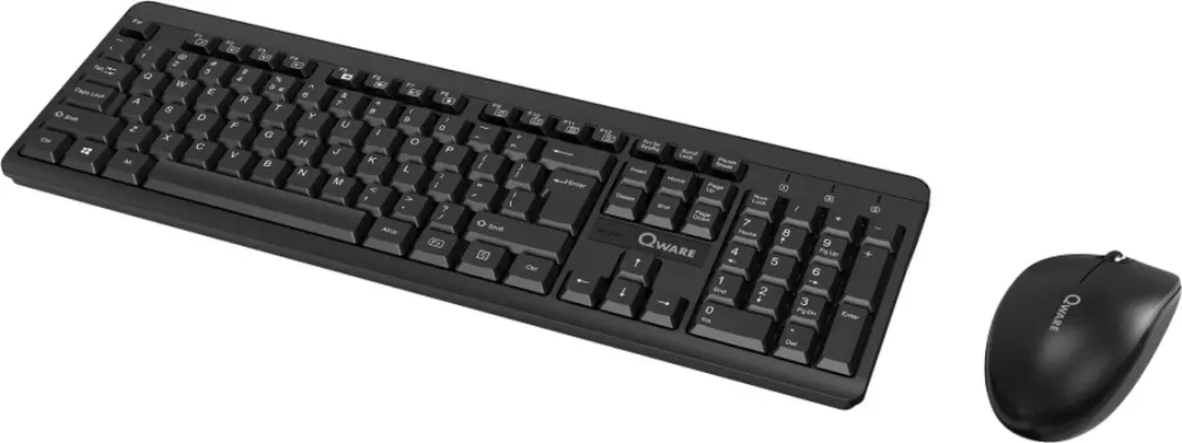 Qware Office Nottingham Draadloos Combo - QW PCB-230BL - Zwart