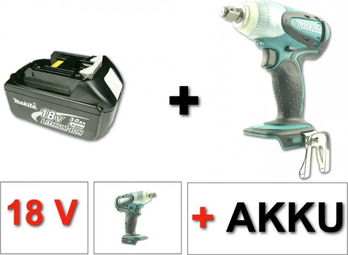 Makita BTW 251 Slagmoersleutel 18V 230Nm