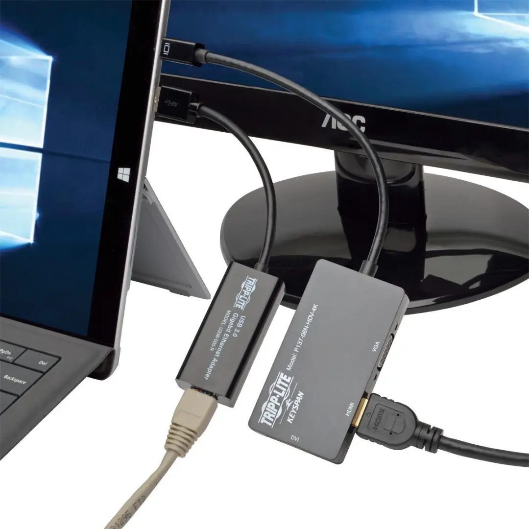 Tripp Lite P137-GHDV-V2-K Accessory Kit - 4K Video & Ethernet - Zwart