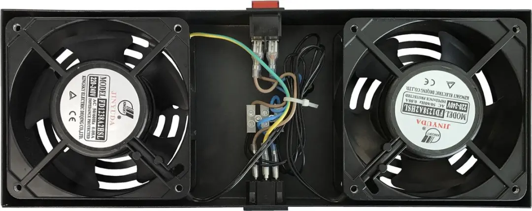 DSIT DS-FT-Wall Fan-pakket 2x FD1238A4B - Zwart