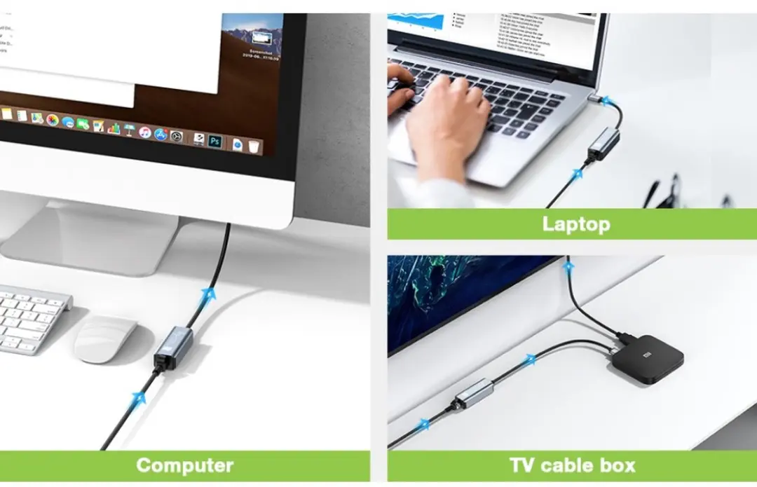 Techly IDATA USB-ETGIGA-CA Laptopdock - USB 3.2 Gen 1 - Zwart/Zilver