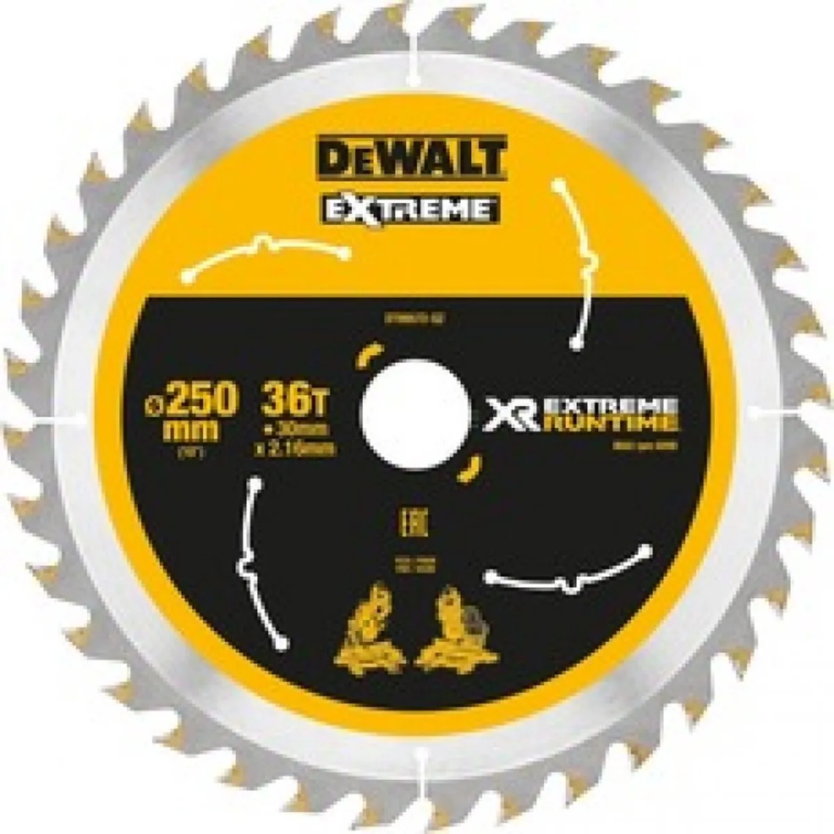 DeWalt CSB 250mm 36T Cirkelzaagblad