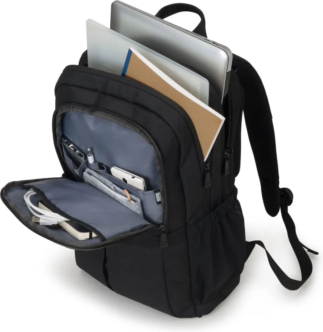 Dicota Eco Backpack SCALE 15.6 inch - 19L - 3 Vakken - Zwart
