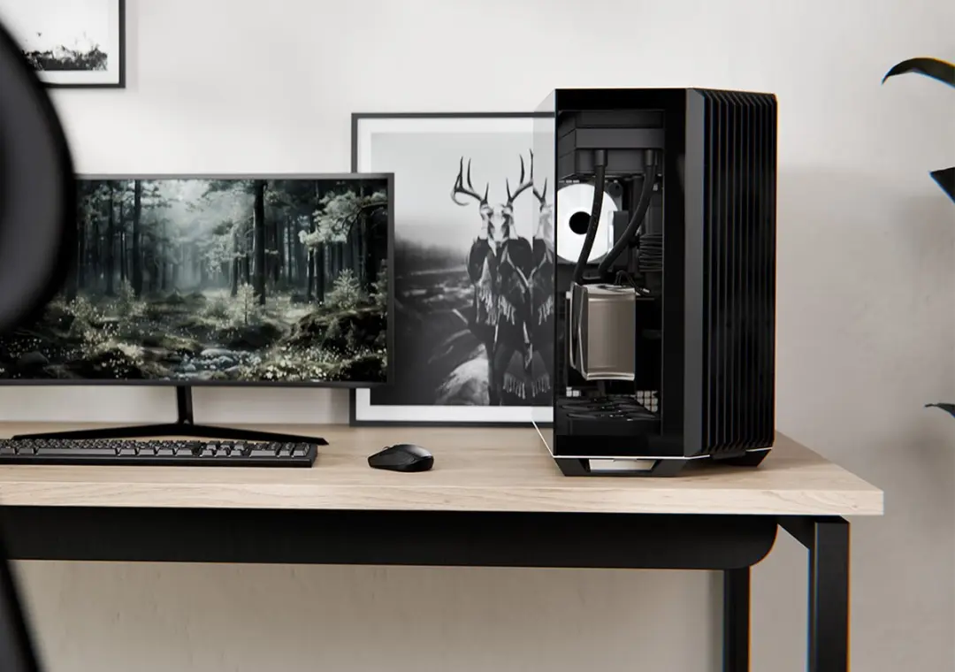 APNX V1-BK Midi Tower - Zwart