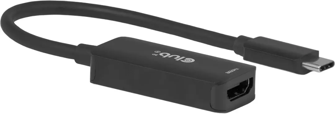 Club 3D CAC-2505 USB-C naar HDMI 2.1-adapter 8K60Hz - Zwart