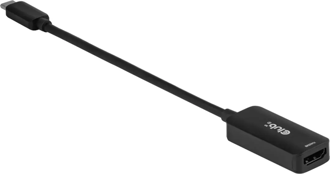 Club 3D CAC-2505 USB-C naar HDMI 2.1-adapter 8K60Hz - Zwart