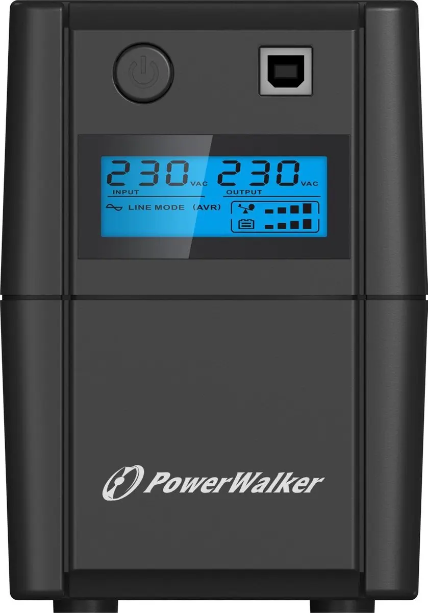 PowerWalker VI 650 SHL Line-Interactive UPS 360W - Zwart
