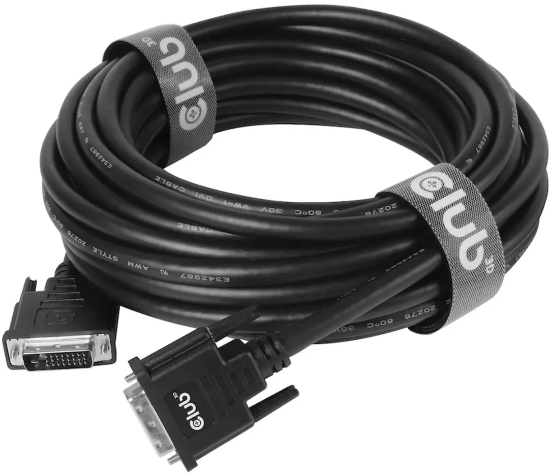 Club3D DVI-D Dual Link Kabel M/M 10m