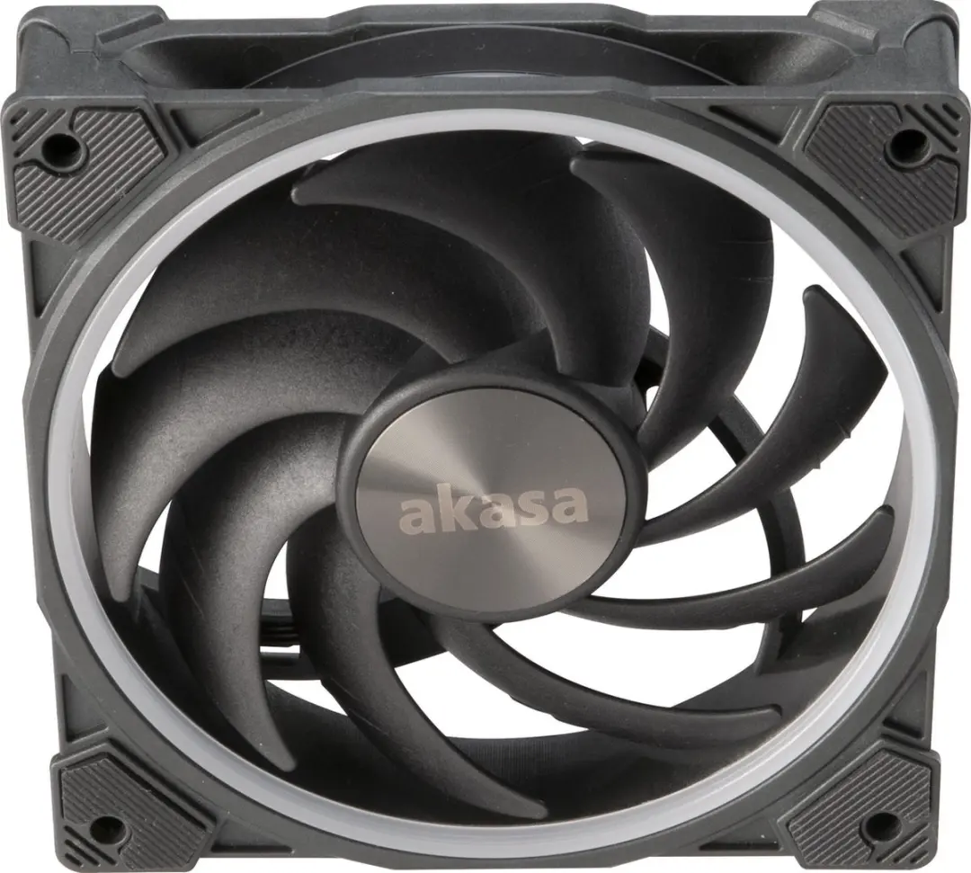 Akasa SOHO AR AK-FN108 ARGB PWM Ventilator 12cm - Zwart