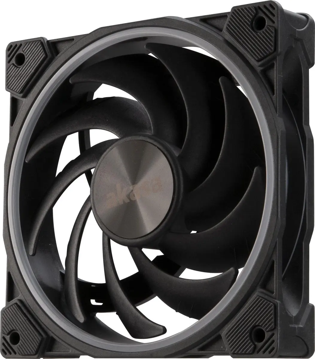 Akasa SOHO AR AK-FN108 ARGB PWM Ventilator 12cm - Zwart