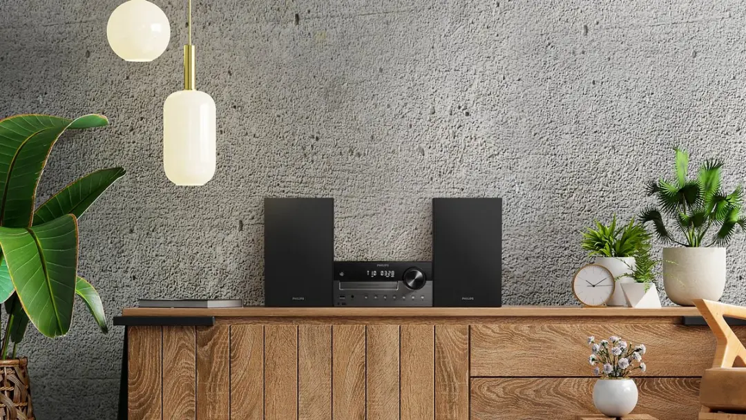 Philips TAM4505M2/12 Microsysteem - 80W - DAB+/FM/CD/Bluetooth 5.4 - Donkergrijs/Zwart