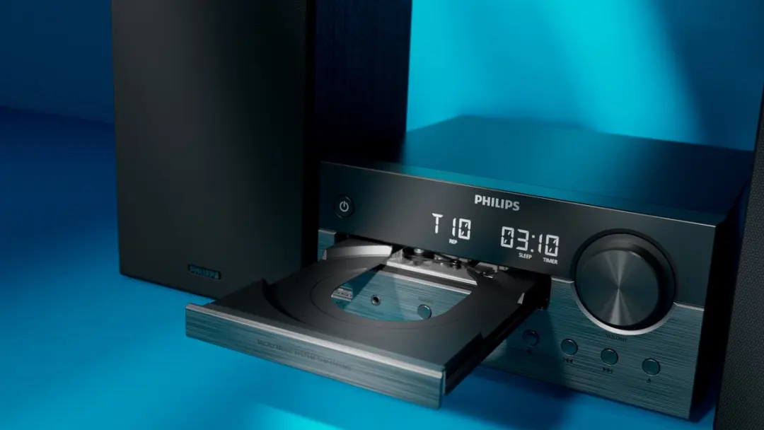 Philips TAM4505M2/12 Microsysteem - 80W - DAB+/FM/CD/Bluetooth 5.4 - Donkergrijs/Zwart