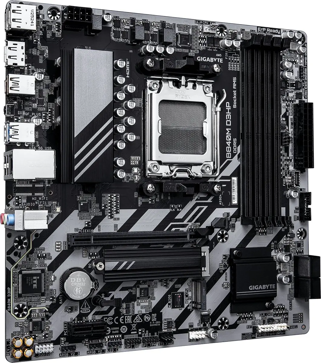 Gigabyte B840M D3HP AM5 Micro-ATX Moederbord