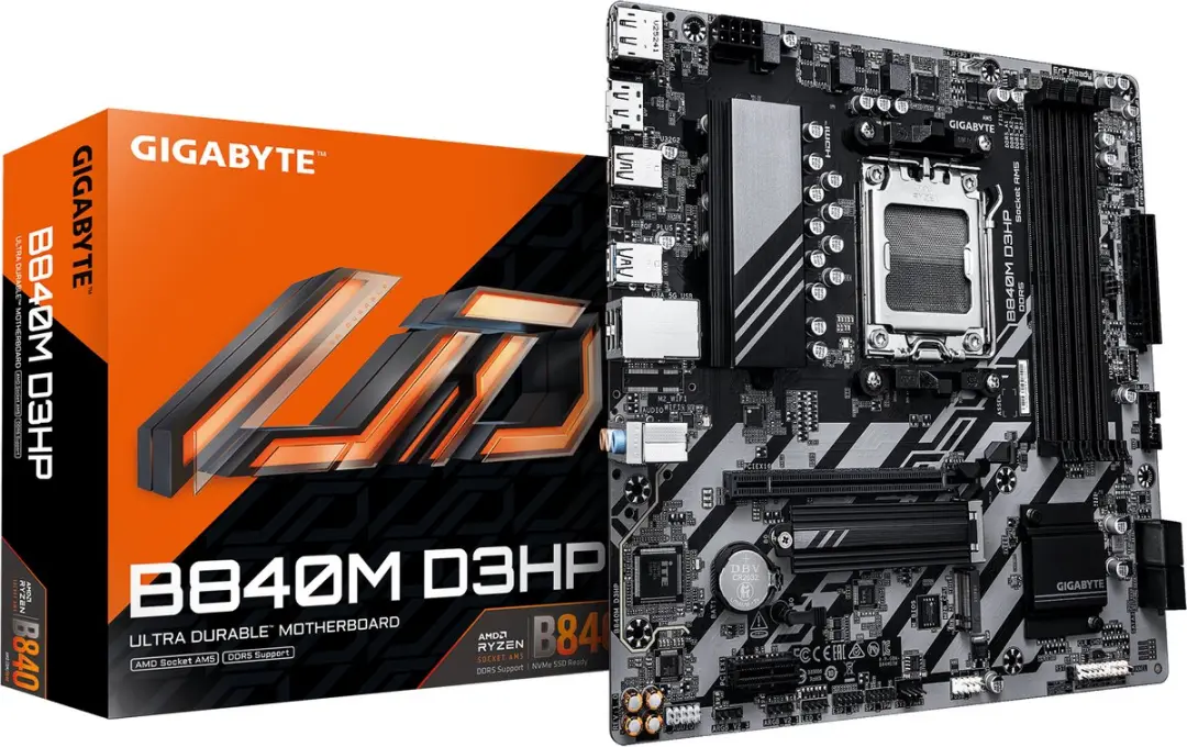 Gigabyte B840M D3HP AM5 Micro-ATX Moederbord