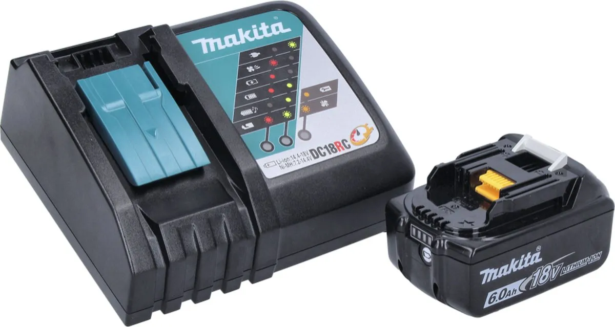 Makita DJR186 RG1 Accu Reciprozaag 18V - 6,0Ah - 1 Stuks