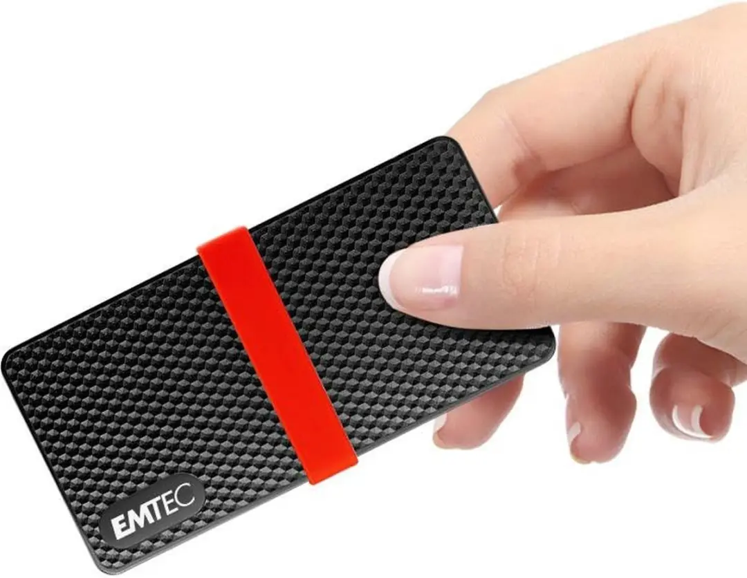 Emtec X200 ECSSD2TX200 SSD 2TB - USB Typ-C 3.2 Gen 1 - Zwart