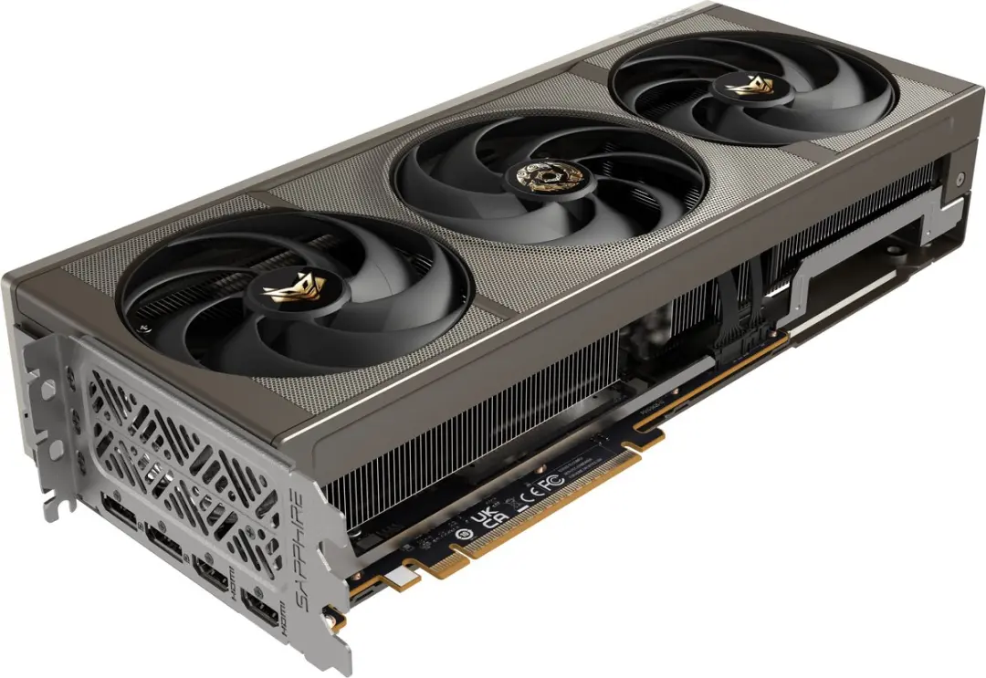 Sapphire Nitro+ Radeon RX 9070 XT OC Grafische Kaart 16GB - Karmijnrood