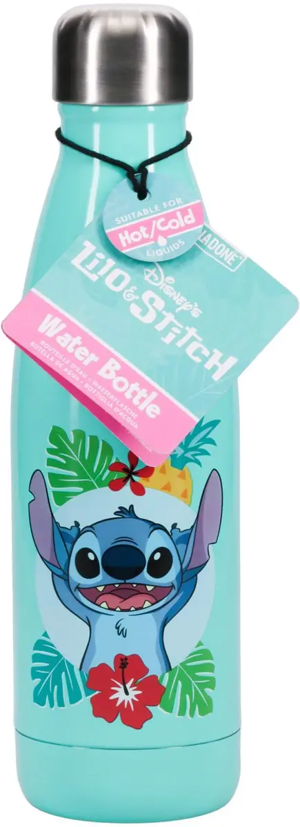Stitch Waterfles 460ml - Paladone PP10960LS - Blauw/Turkoois