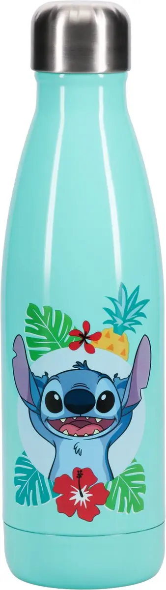 Stitch Waterfles 460ml - Paladone PP10960LS - Blauw/Turkoois