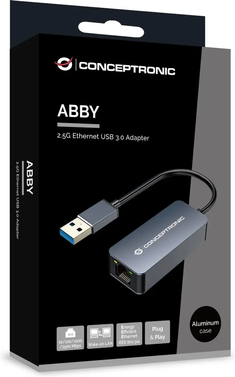 USB naar 2.5GbE Netwerkadapter ABBY12G - Grigio