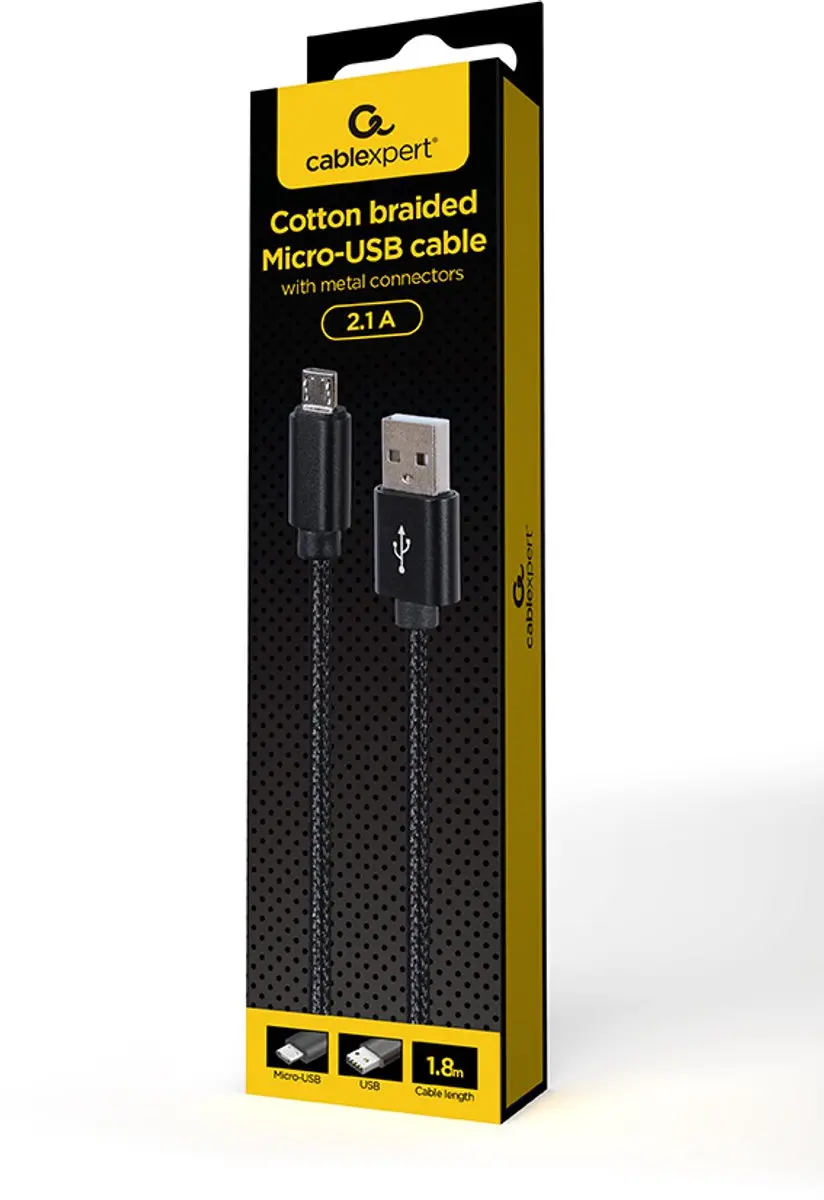 Cablexpert Micro-USB Kabel 1.8m