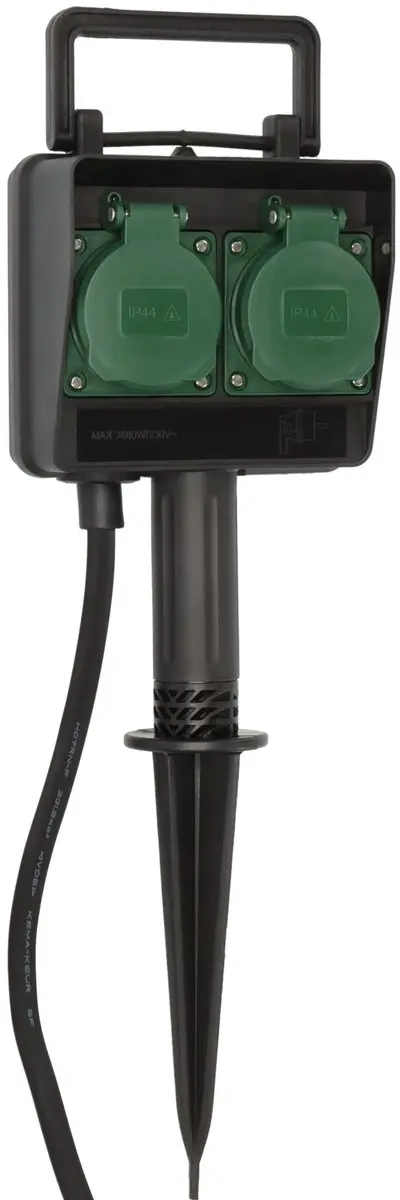 Brennenstuhl Buitencontactdoos 2-voudig 3500W
