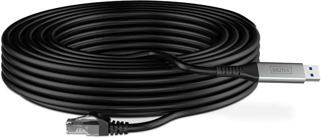 Digitus USB 3.0 AK-300600-150-S Adapterkabel RJ45 - Zwart