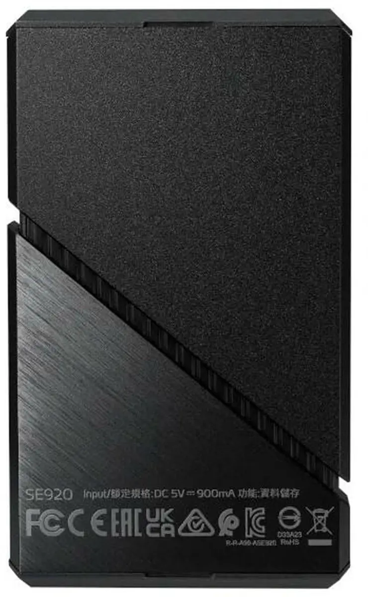 ADATA SE920 SSD 1TB - Extern USB4 - Zwart