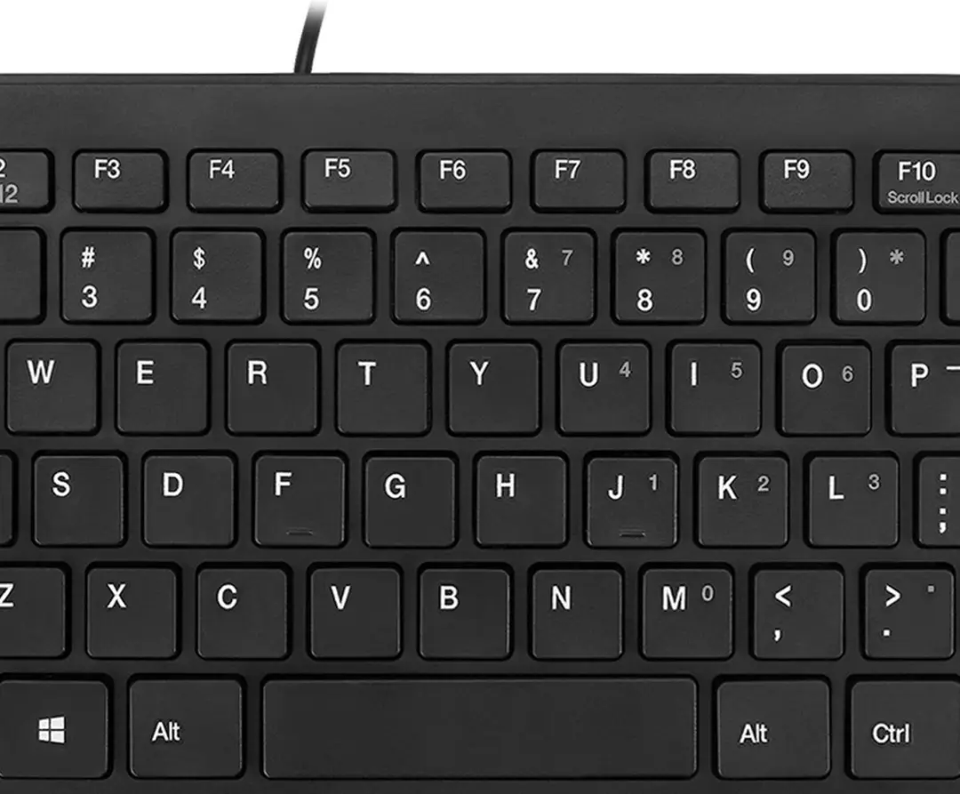 Adesso AKB-111UB Mini Toetsenbord - USB - Zwart